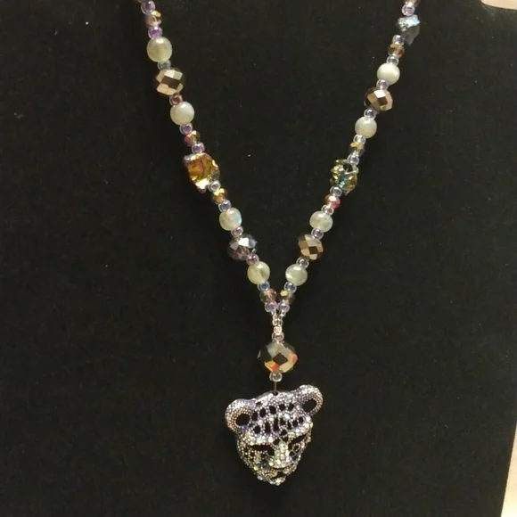 💖(2 for $20)Handmade beaded natural stone necklace - Picture 4 of 6